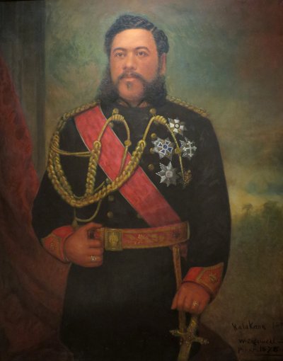 Portrait of King Kalakaua by William F. Cogswell